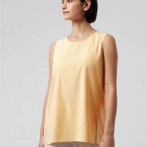 Athleta yellow Zephyr Sleeveless Tank Top